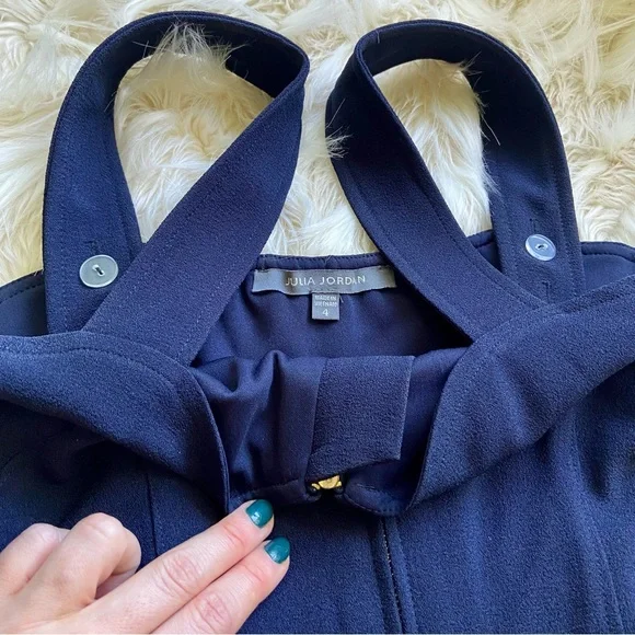 Julia Jordan | Navy Blue Jumpsuit - Picture 6 of 6